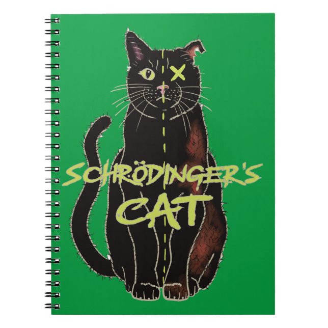 Cuaderno Física divertida del gato de Schrodinger (Frente)