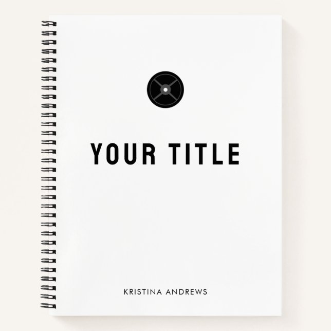 Cuaderno Fitness Workout Health Journal Hombres Mujeres (Anverso)