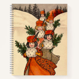 Cuaderno Five Girls With Furry Muffs - Florence Hardy