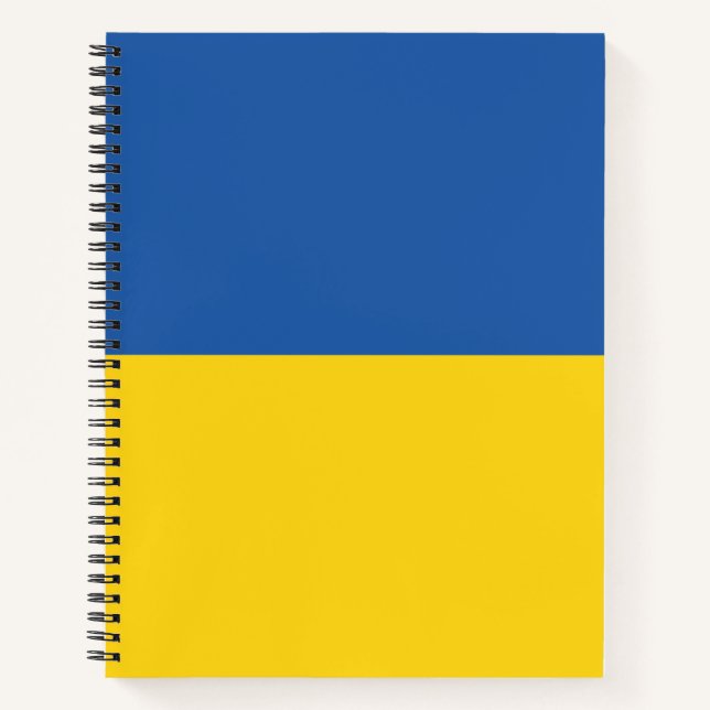 Cuaderno Flag of Ukraine Button (Anverso)