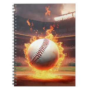 Cuaderno Flamante Béisbol En El Estadio