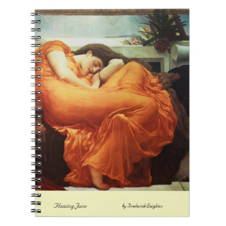 Cuaderno Flamante junio de Frederick Leighton Notebook