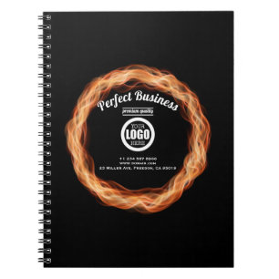 Cuaderno Flamas Creativas Únicas Modernas Trendy Añadir S