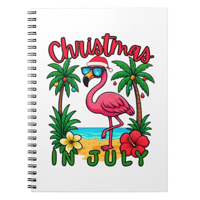 Cuaderno Flamenco de Navidad en Julio (Frente)