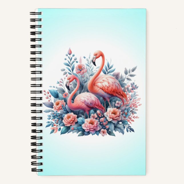 Cuaderno Flamenco Rosa Sublimación (Anverso)