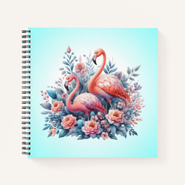 Cuaderno Flamenco Rosa Sublimación (Anverso)