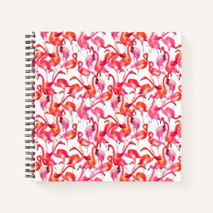 Cuaderno Flamencos acuarelas en acuarelas