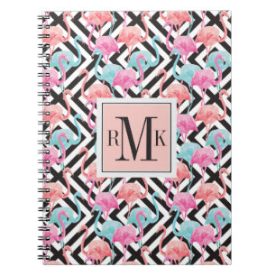 Cuaderno Flamencos en modelo intrépido del diseño