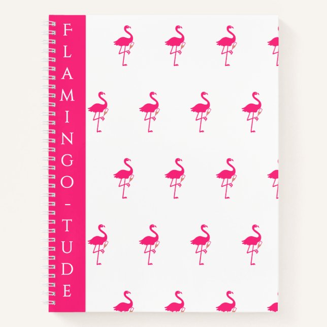 Cuaderno Flamencos Fabulosos en Manada (Anverso)