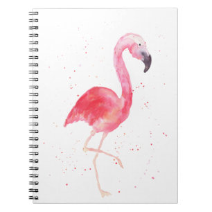 Cuaderno Flamingo acuarela