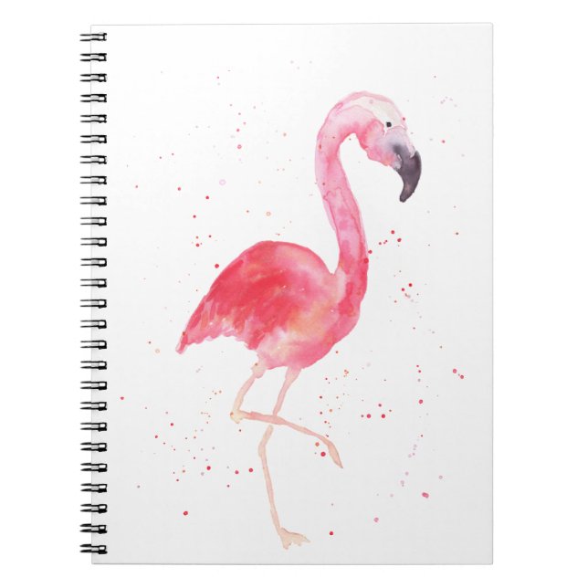Cuaderno Flamingo acuarela (Frente)