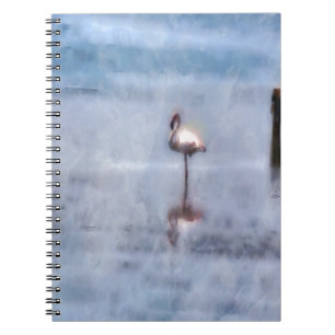 Cuaderno Flamingo acuarela