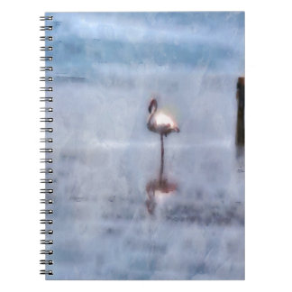 Cuaderno Flamingo acuarela