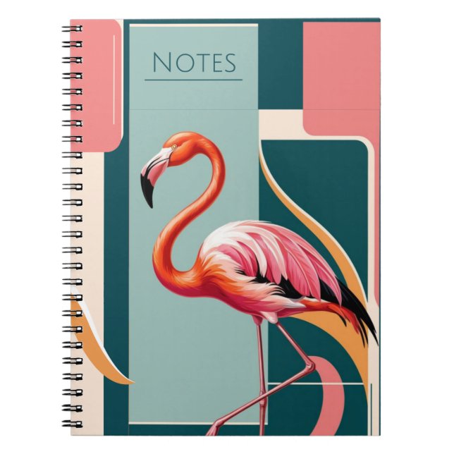 Cuaderno Flamingo Art Deco (Frente)