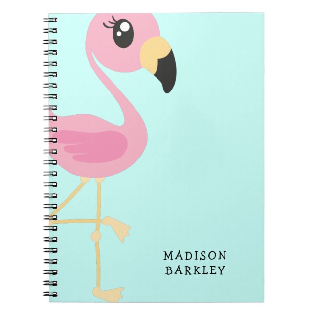Cuaderno Flamingo Cute Niños Tropicales (Frente)