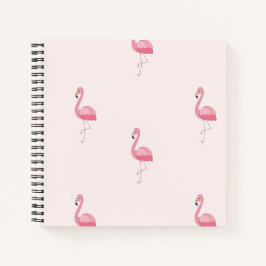 Cuaderno Flamingo de pie rosado