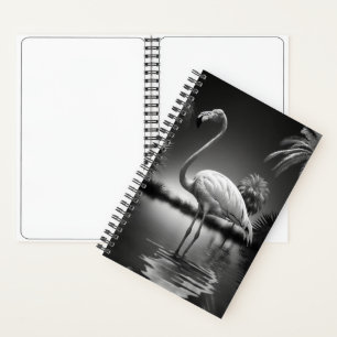 Cuaderno Flamingo en un estanque