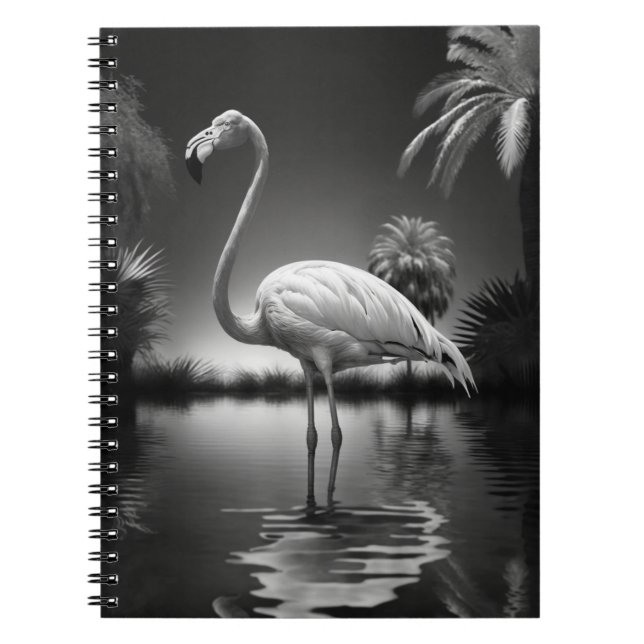 Cuaderno Flamingo en un estanque (Frente)