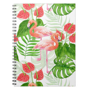 Cuaderno Flamingo garden