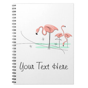 Cuaderno Flamingo Ocean Trio 3 Text notebook