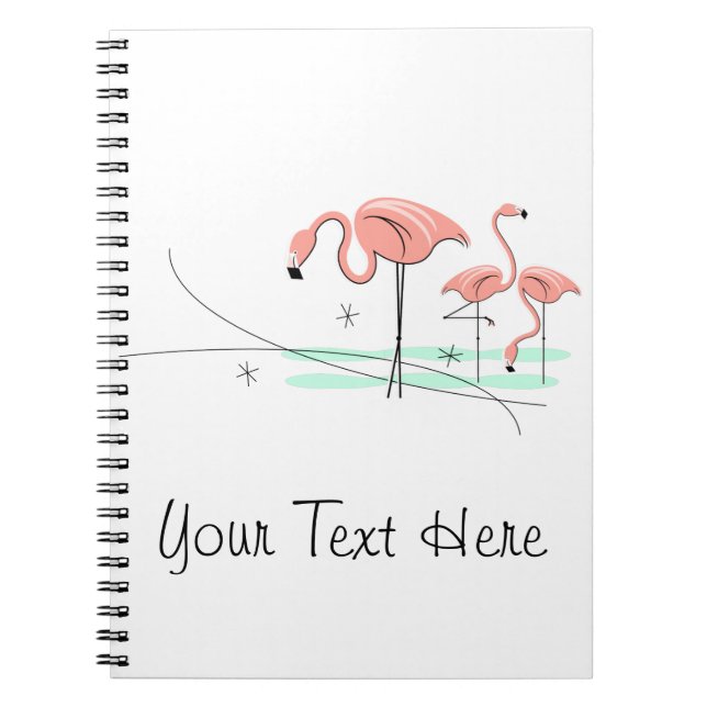 Cuaderno Flamingo Ocean Trio 3 Text notebook (Frente)