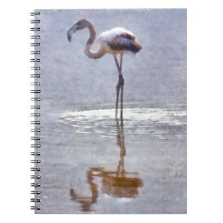 Cuaderno Flamingo Ripples and Reflings Watercolor