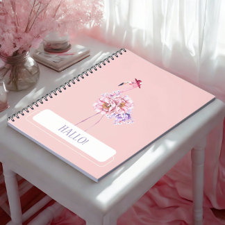 Cuaderno Flamingo rosa - Un toque de elegancia tropical