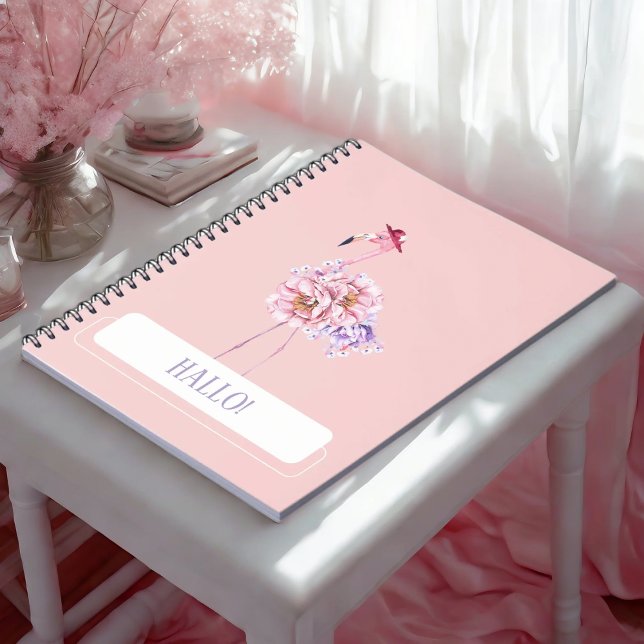Cuaderno Flamingo rosa - Un toque de elegancia tropical (Subido por el creador)