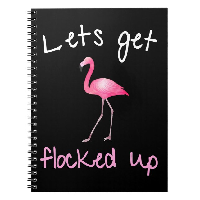 Cuaderno Flamingo - Vamos a ser encerrados (Frente)