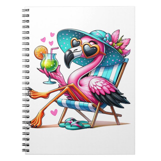 Cuaderno Flamingo verano fresco (Frente)