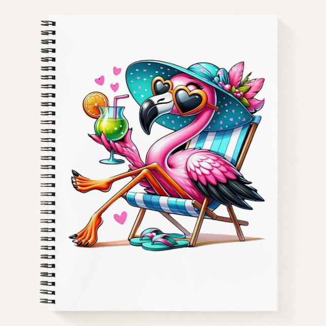 Cuaderno Flamingo verano fresco (Anverso)