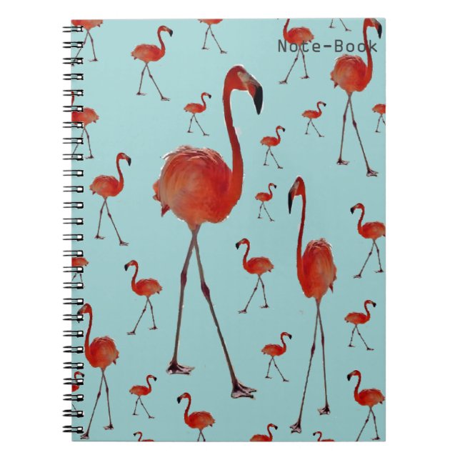 Cuaderno Flamingos andantes (Frente)