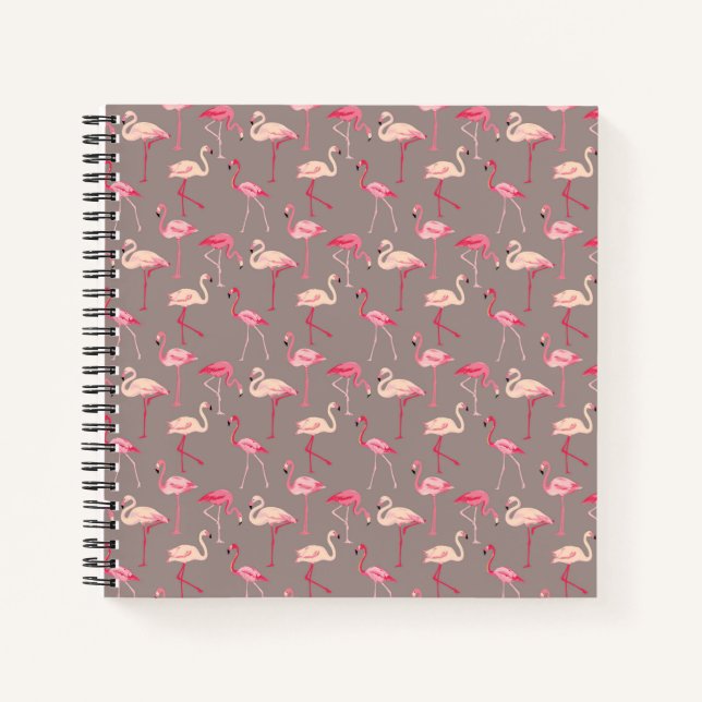 Cuaderno Flamingos retro (Anverso)