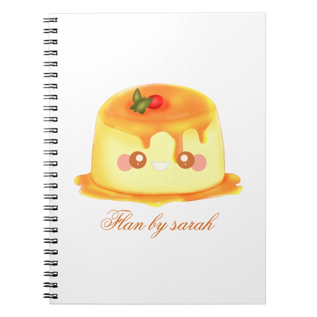 Cuaderno Flan Española De Caramelo Suave Y Cremosa (Frente)