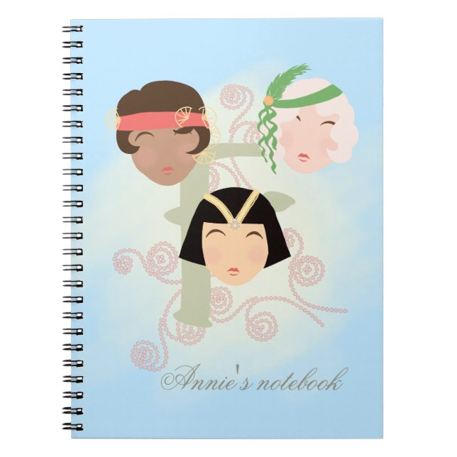 Cuaderno Flapper girls roaring twenties (Frente)