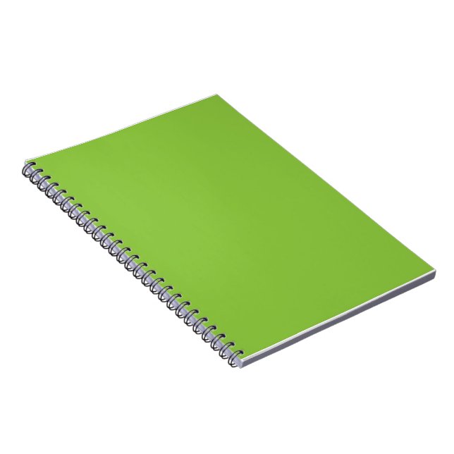 Cuaderno Flat Lime Green Background – School Texture (Lado Derecho)