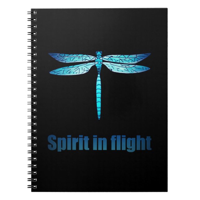 Cuaderno Flauta azul en el Ilustracion de vuelo (Frente)