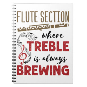 Cuaderno Flauta Sección Marcha Banda Treble