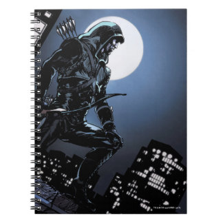 Cuaderno Flecha | Flecha verde en luna