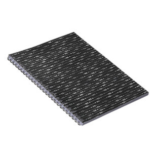 Cuaderno Flecha Gris Bohemio Estilo Abstracto a Rayas
