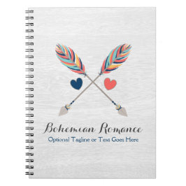 Cuaderno Flechas cruzadas bohemias en la Moda del Boho de M