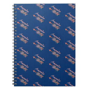 Cuaderno Flechas florales personalizadas 
