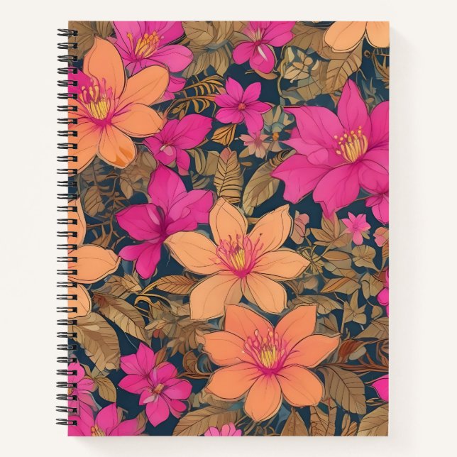 Cuaderno Fleurs la Nuit (Anverso)