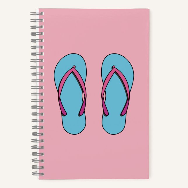 Cuaderno Flip Flops de playa (Anverso)