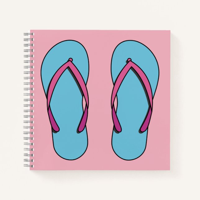 Cuaderno Flip Flops de playa (Anverso)