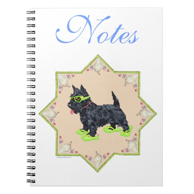 Cuaderno FlipFlops verdes (Frente)