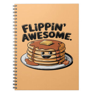 Cuaderno Flippin 'Awesome Pancake Stack Funny Breakfast