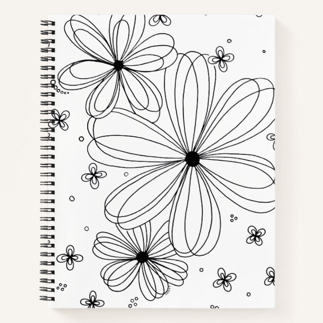 Cuaderno Floating Petals – Spiral Notebook  (Anverso)