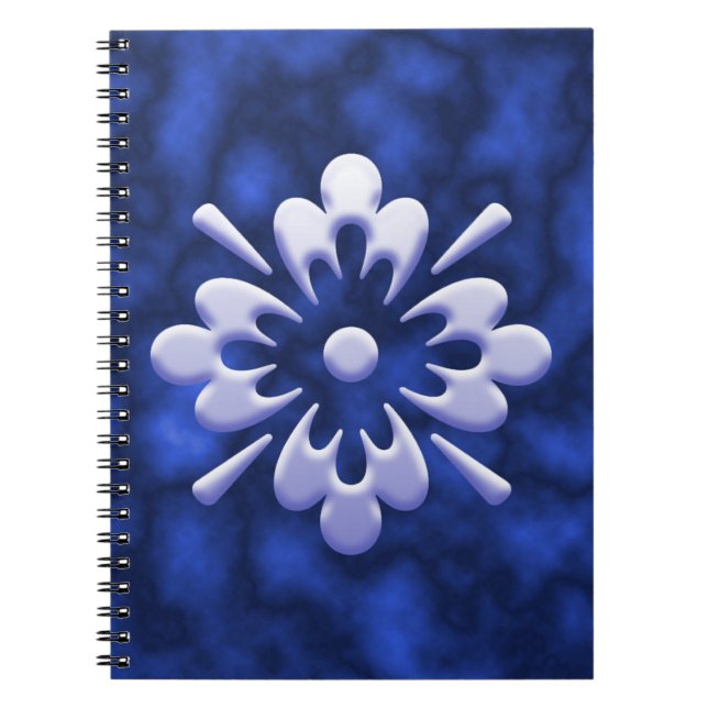 Cuaderno Flor abstracta (Frente)