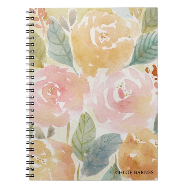 Cuaderno Flor acuática (Frente)
